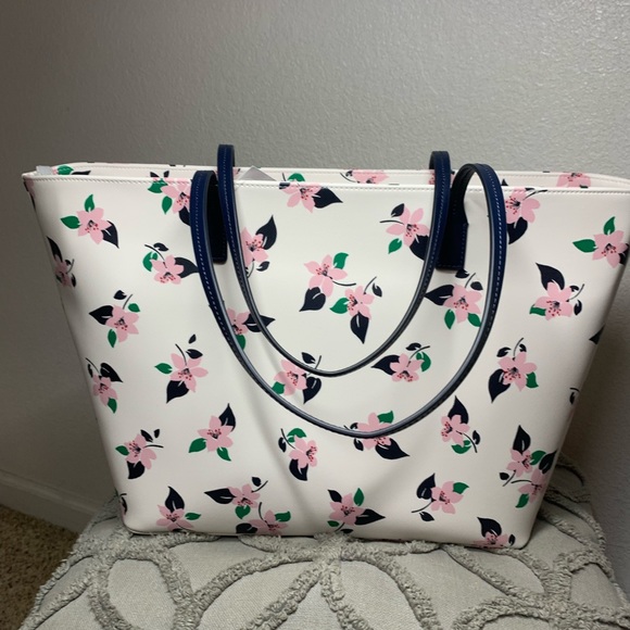 Kate Spade New York Shore Street Margareta Shoulder Tote Bag in Tropical… - Picture 3 of 7